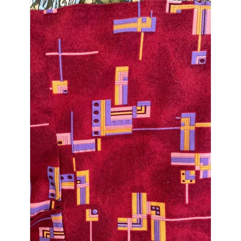 VTG Handmade Patchwork quilt bedspread thin hippy animal full 85 X 71